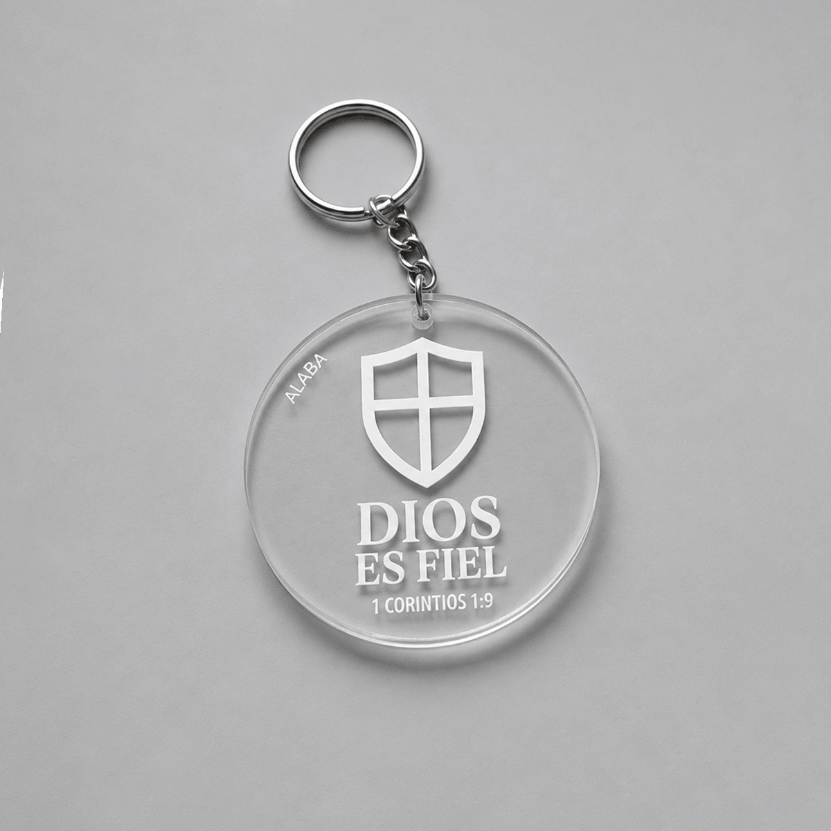 Llavero Circular - Dios es Fiel