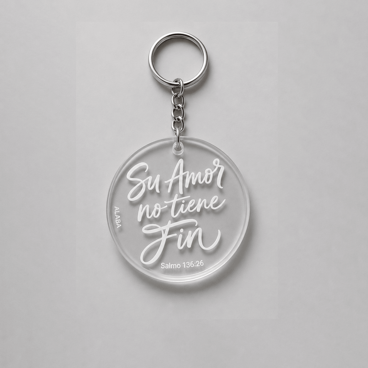 Llavero Circular - Su Amor No Tiene Fin