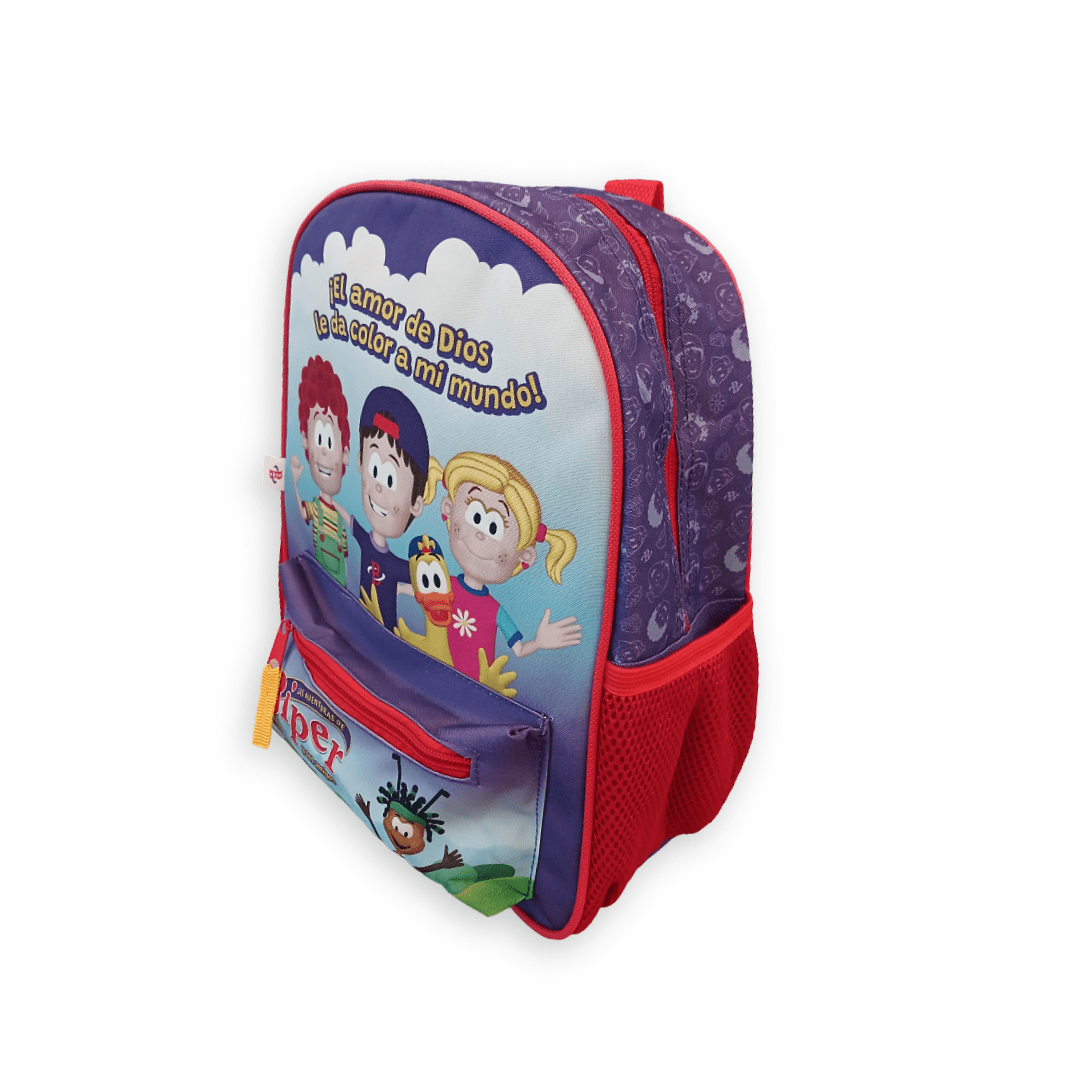 Mochila Infantil Biper “El Amor de Dios le Da Color a Mi Mundo”