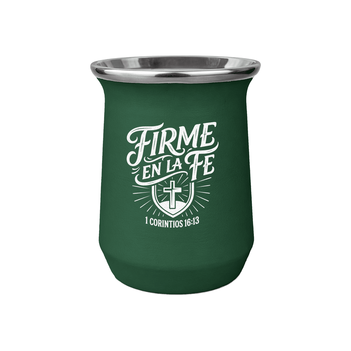 Mate Acero Térmico - Firmes en la Fe