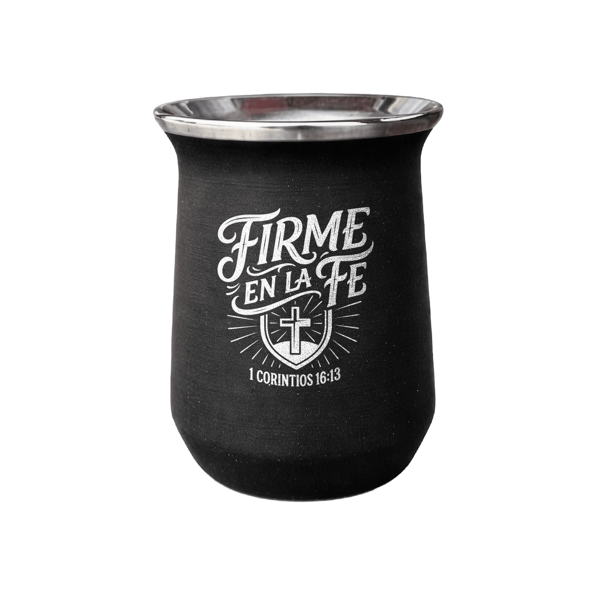 Mate Acero Térmico - Firmes en la Fe