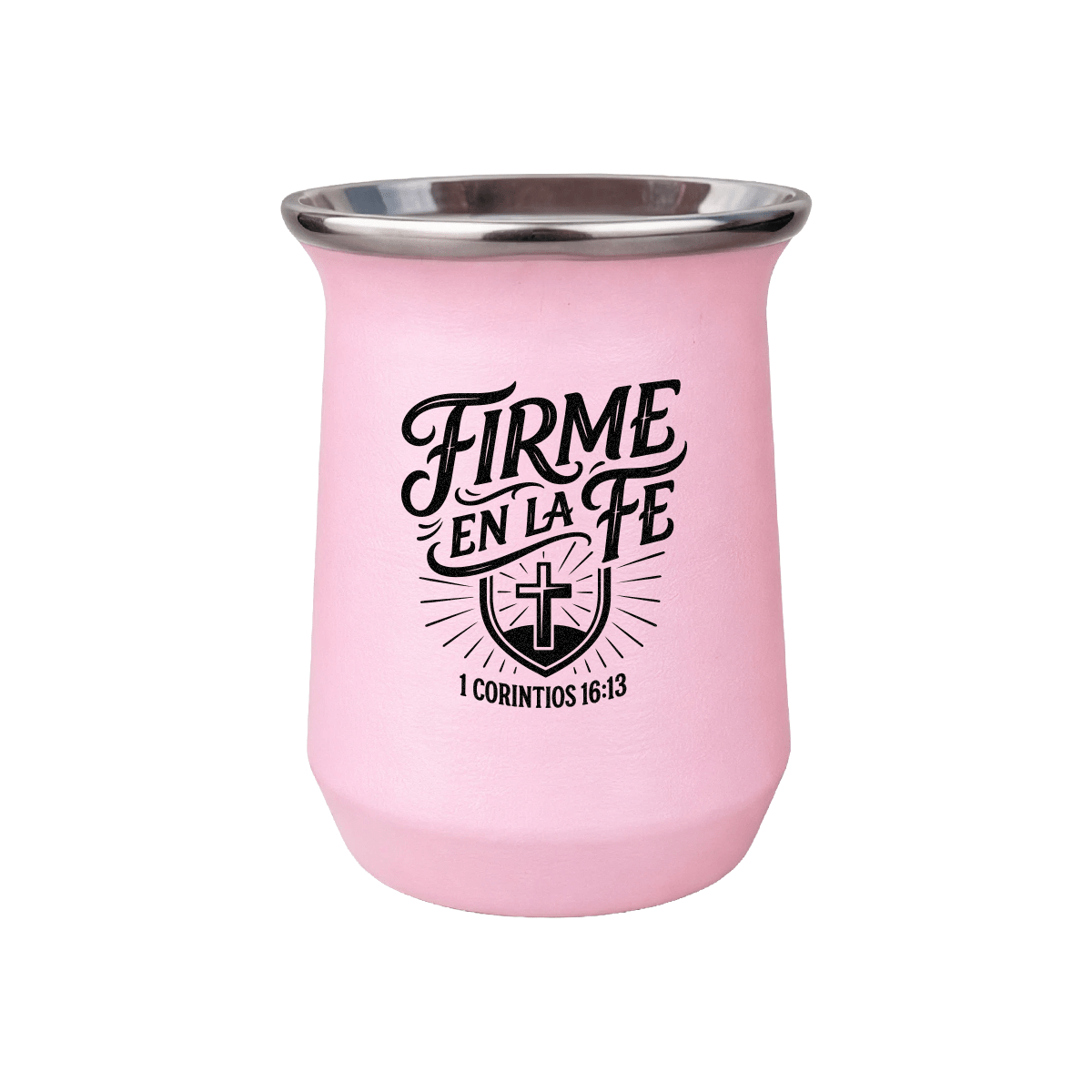 Mate Acero Térmico - Firmes en la Fe