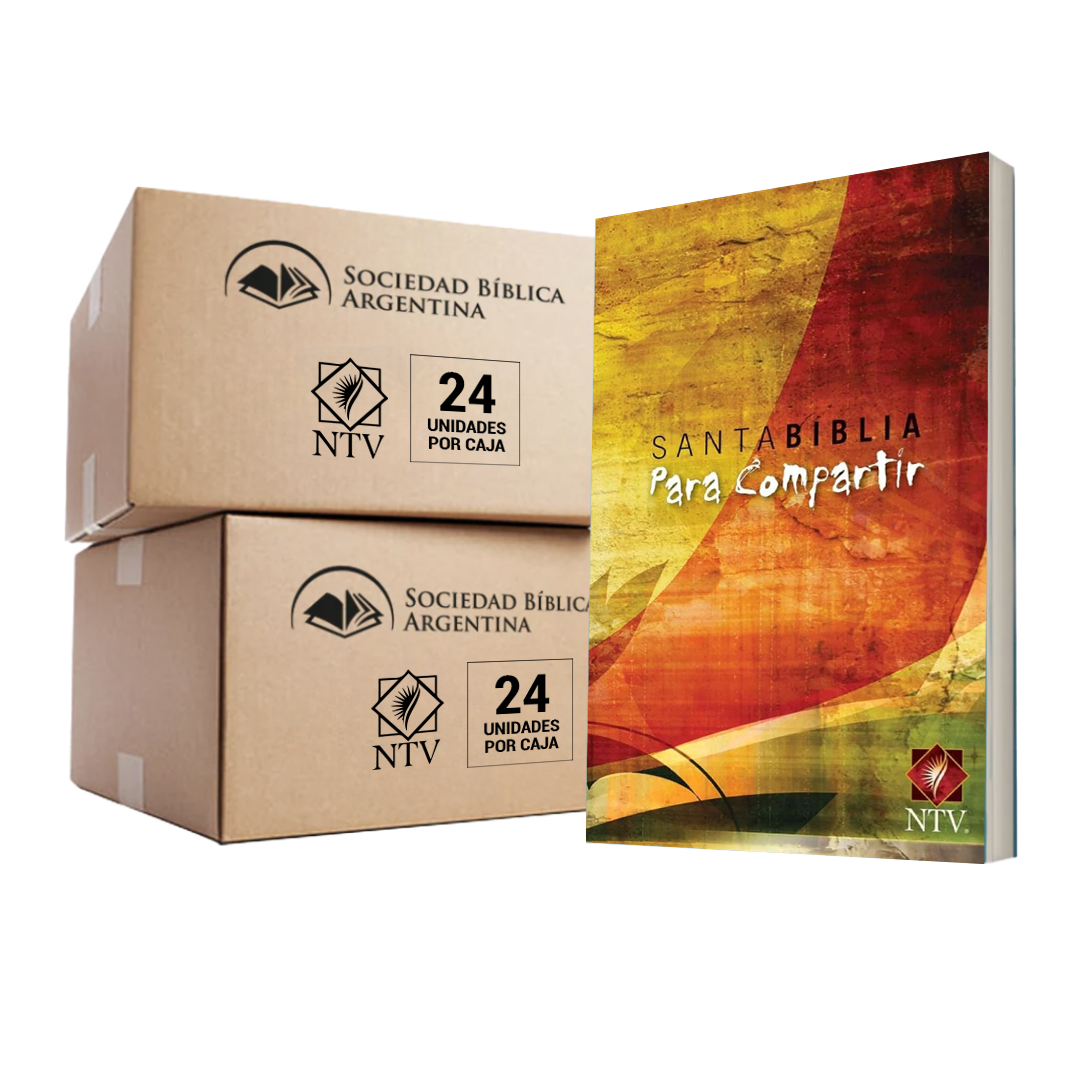 Biblia Nueva Traducción Viviente Edicion Cosecha Compartir  - Misionera x caja de 24 Unidades