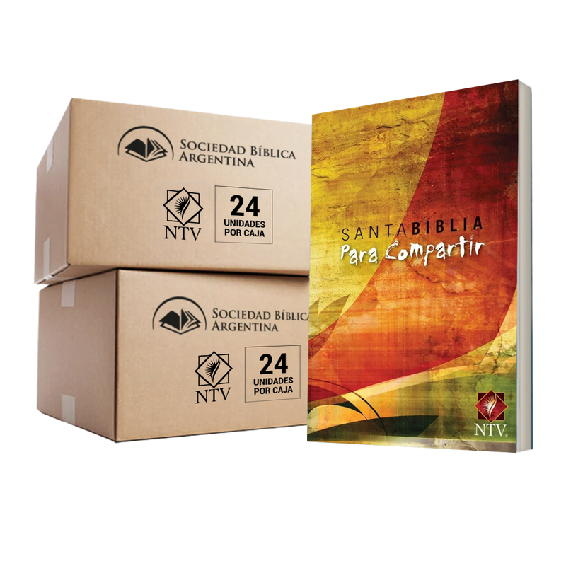 Biblia Nueva Traducción Viviente Edicion Cosecha Compartir  - Misionera x caja de 24 Unidades