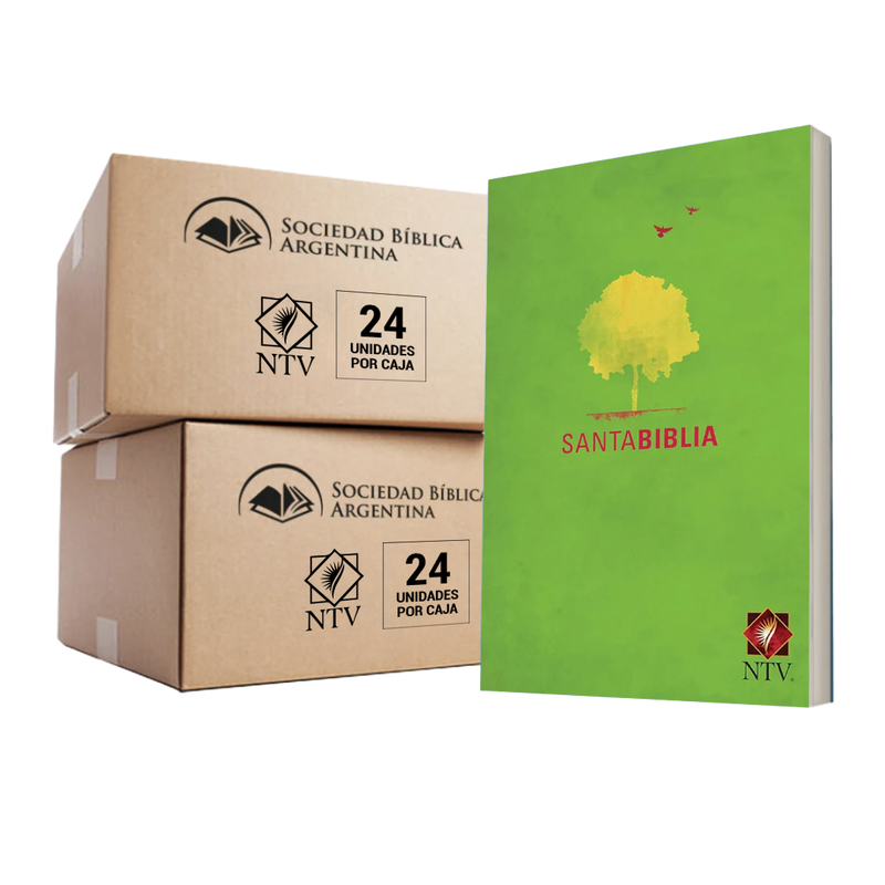 Biblia Nueva Traducción Viviente Edicion Cosecha Arbol - Misionera x caja de 24 Unidades