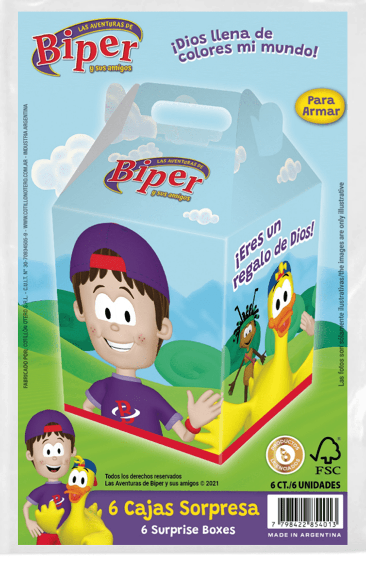 Pack caja Sorpresa - Biper