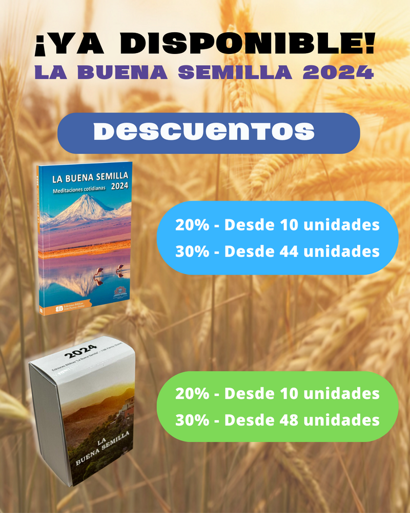 Devocional Diario La Buena Semilla 2024 Calendario (Taco)