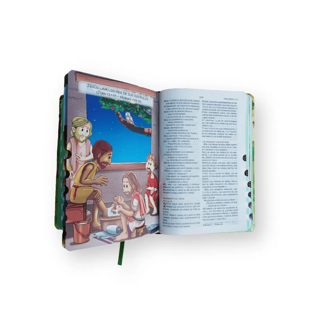 Biblia Infantil RVC · Letra Grande · Ilustrada · Canto pintado · Lo que Dios espera de mí