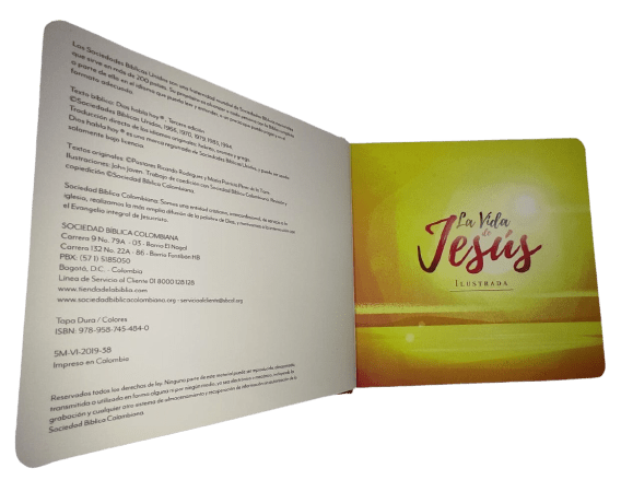 La Vida De Jesus Tapa Dura para Niños  - Sociedades Bíblicas Unidas