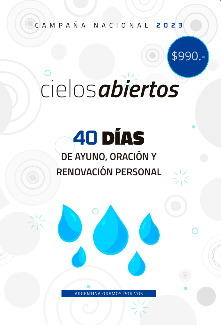 Cielos Abiertos - Campaña nacional de Ayuno y oración - Caja de 70 Unidades