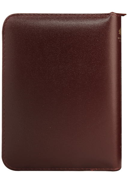 Biblia Reina Valera 1960 – 055 – Con Concordancia – Letra 10 pts – 15x21 cm – Palabras de Jesús en Rojo – Cierre – Color Violeta/Vino