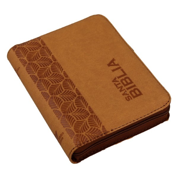 Biblia Reina Valera 1960 Concordancia Cierre Chica 12x17Cm Letra 6 Puntos Castaño Qr Edición Especial