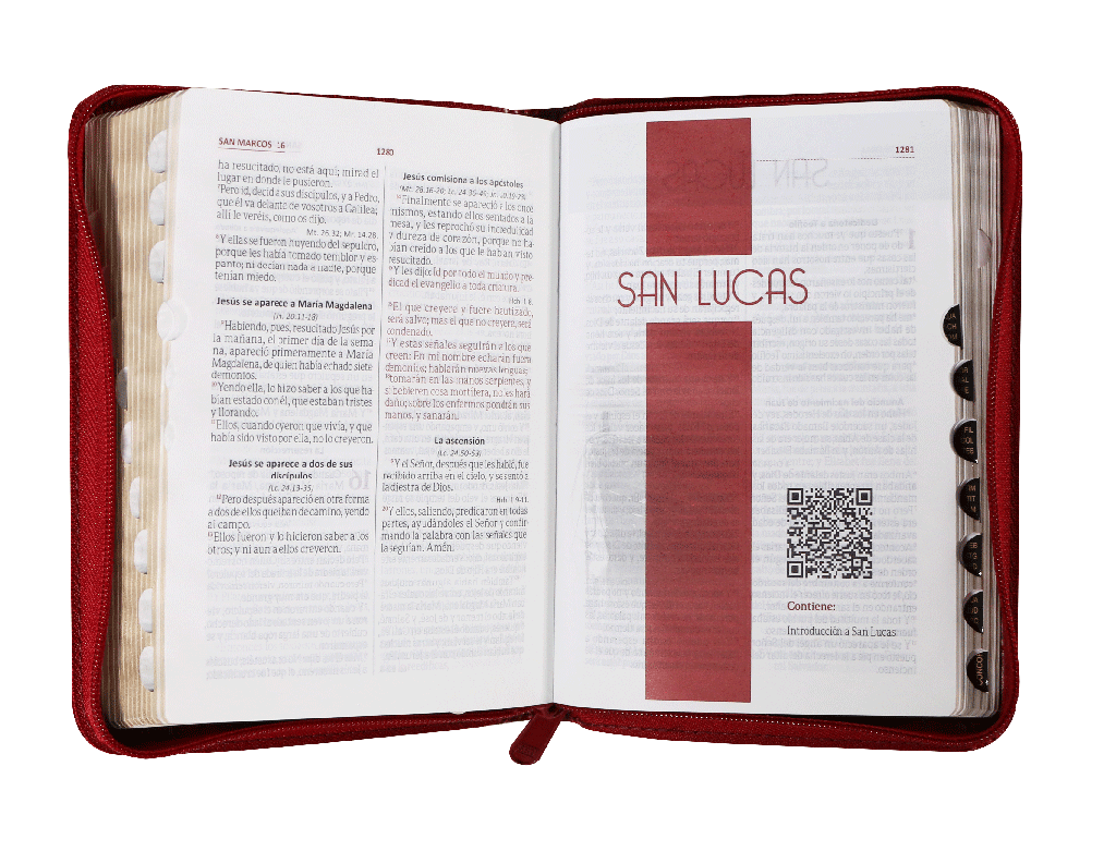 Biblia Reina Valera 1960 Concordancia Cierre Índice Bordo