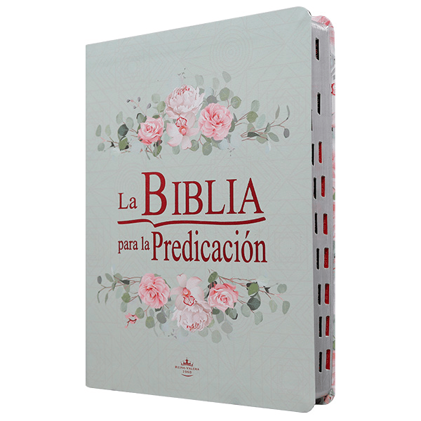 Biblia Reina Valera 1960 Para La Predicacion Verde Con Rosas