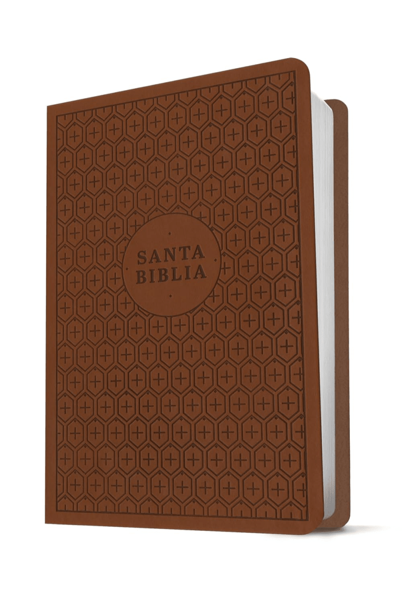 Biblia Nueva Traducción Viviente (NTV), Letra 8,25 Pt, 13,5×21,5, Con Filament, Tapa PU, Marrón