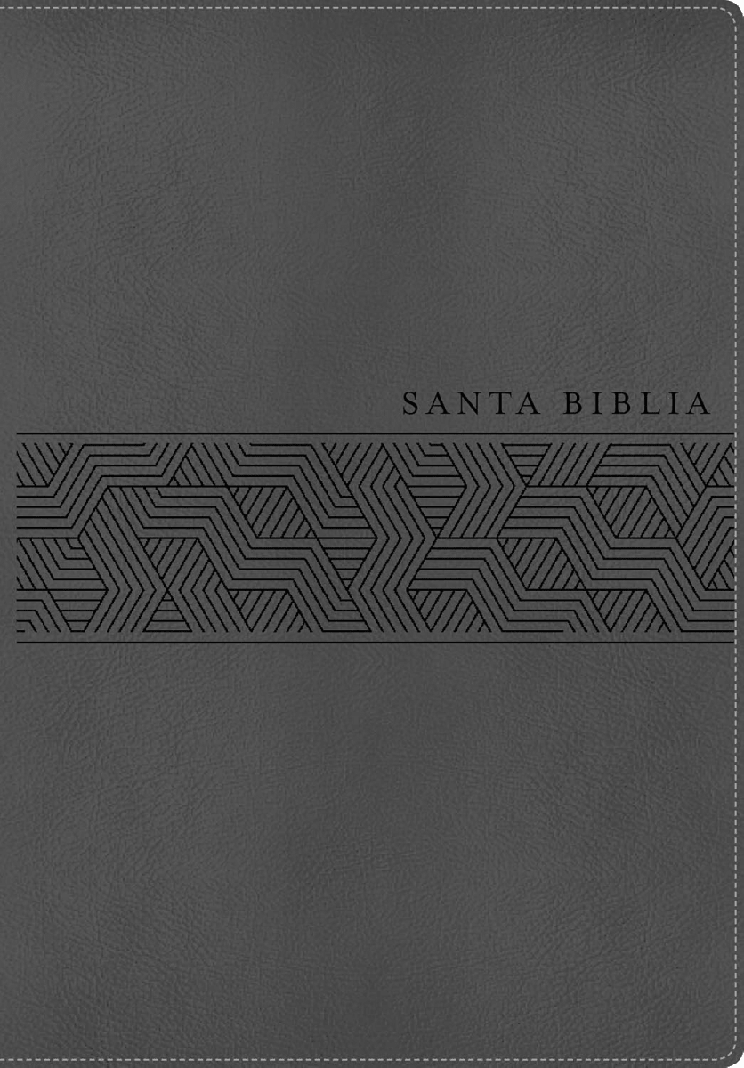Biblia Nueva Traducción Viviente Letra Grande 12p Simil piel Gris