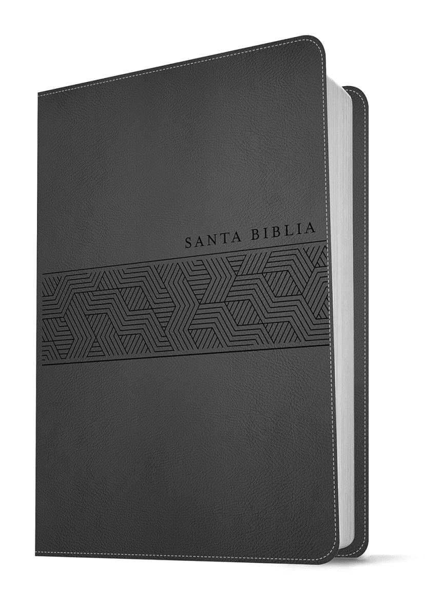 Biblia Nueva Traducción Viviente Letra Grande 12p Simil piel Gris