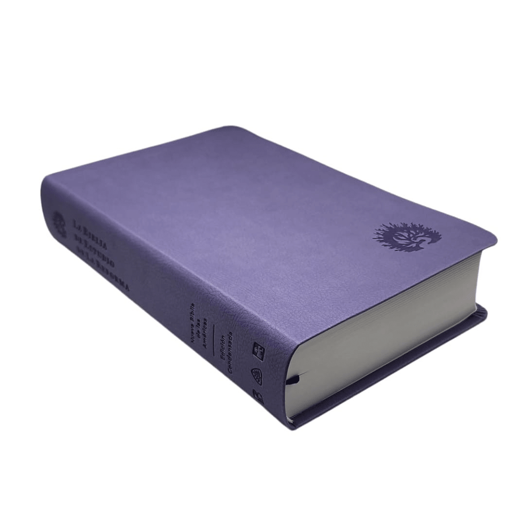 La Biblia De Estudio De La Reforma Nueva Biblia de las Américas Tapa Pu Morado