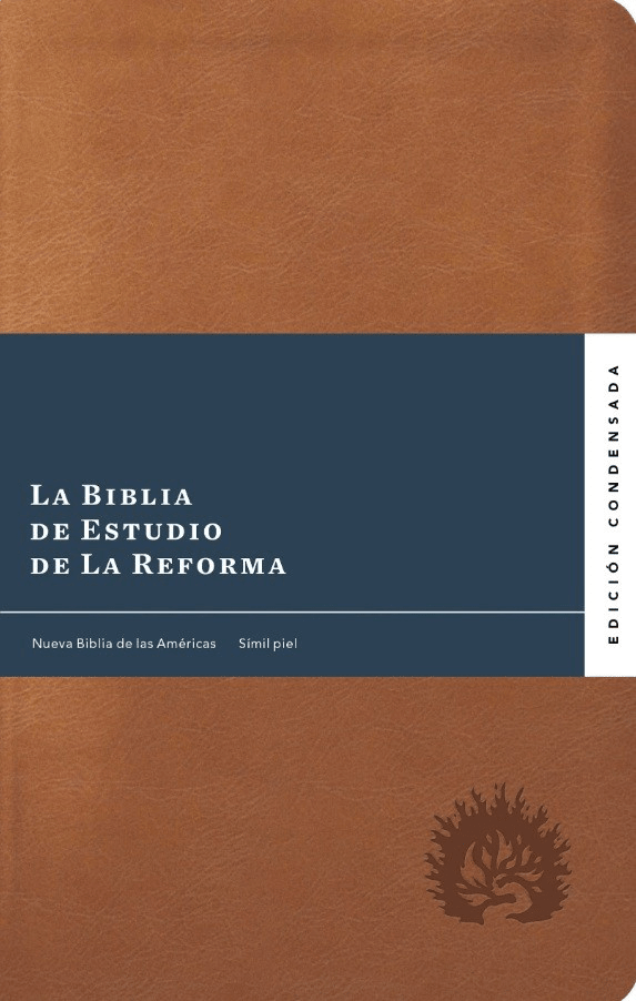 La Biblia De Estudio De La Reforma Nueva Biblia de las Amercias Edicion Condensada Simil Piel Café