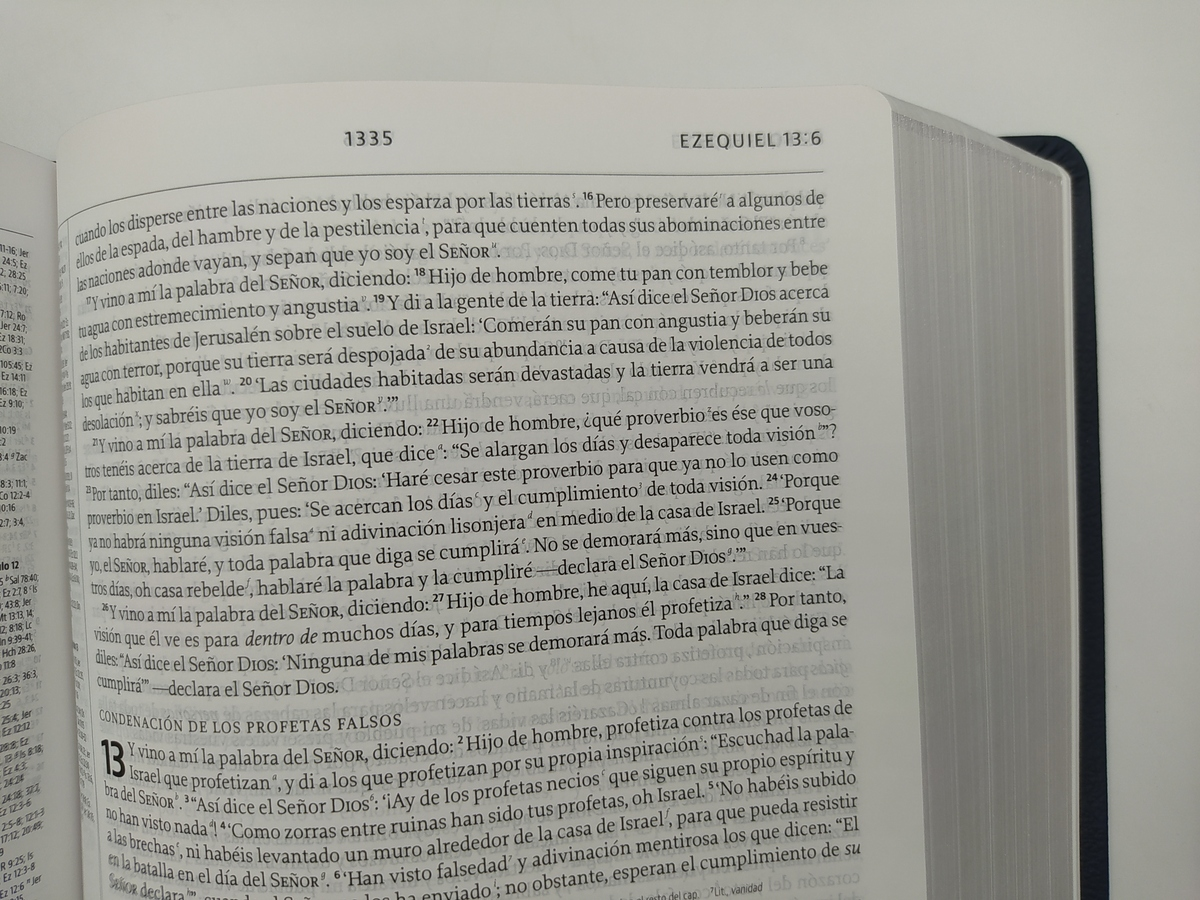 Biblia De Estudio De La Reforma Piel Azul Editor R. C. Sproul