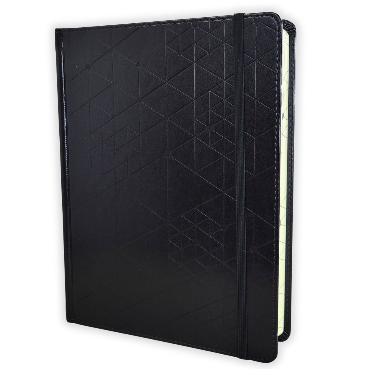 Biblia De Apuntes Color Negro Simil Piel