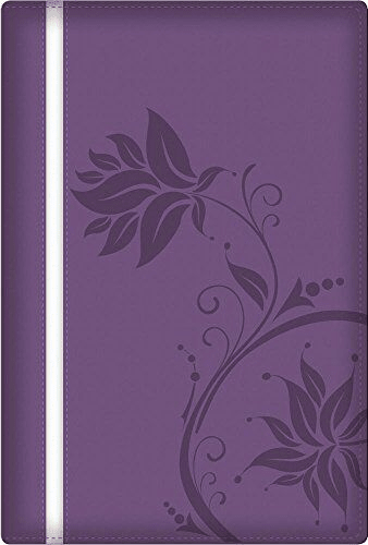 Biblia De Estudio De La Mujer Conforme Al Corazón De Dios Simil piel morado