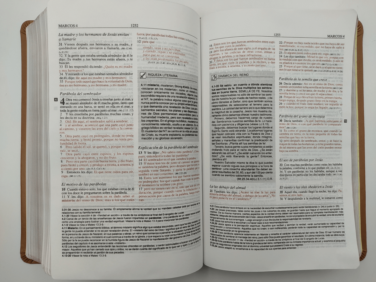 Biblia De Estudio Plenitud Manual Terracota