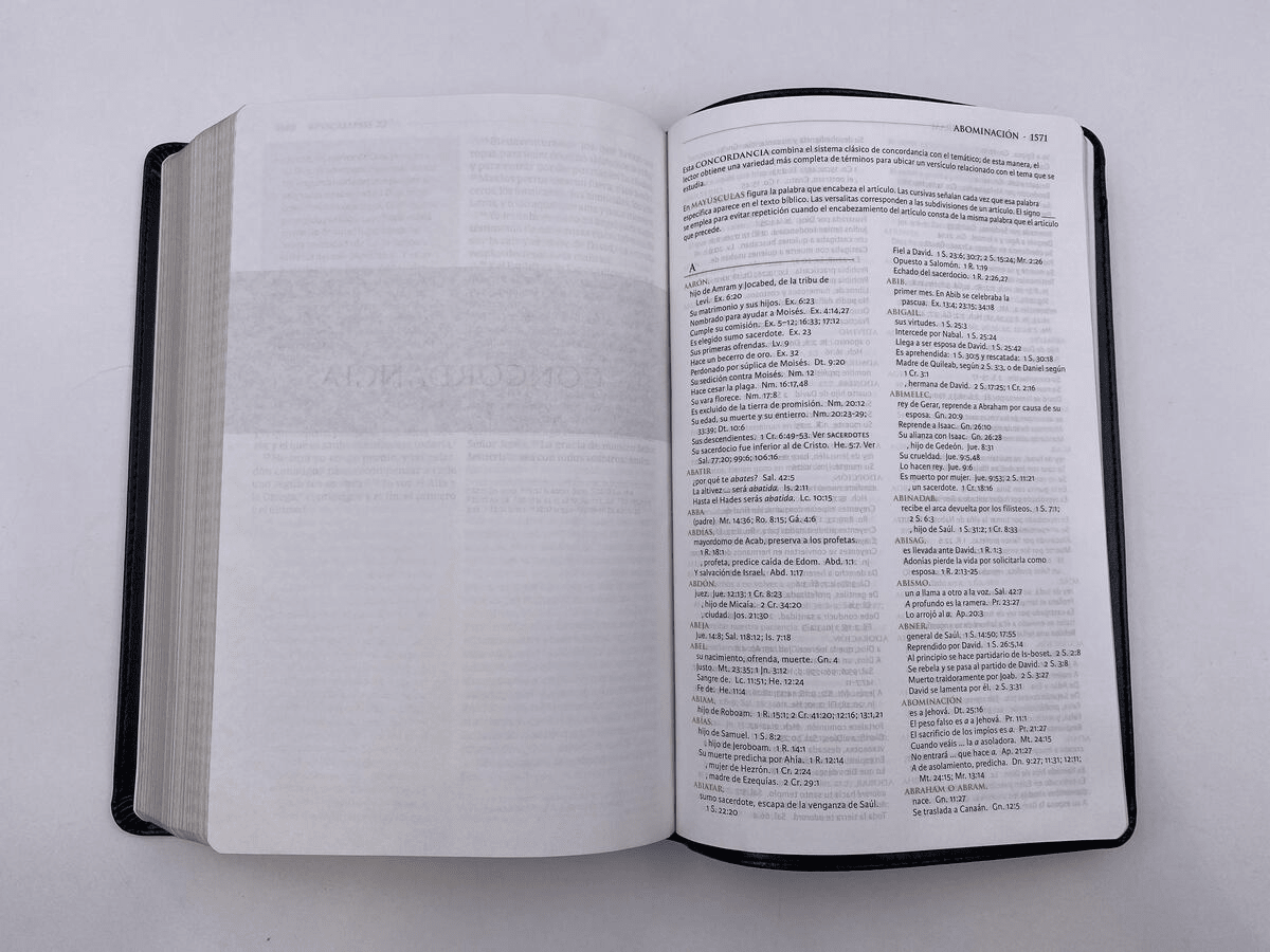 Biblia Reina Valera 1960 De Estudio Tematica Negro Simil Piel B&H - Lifeway
