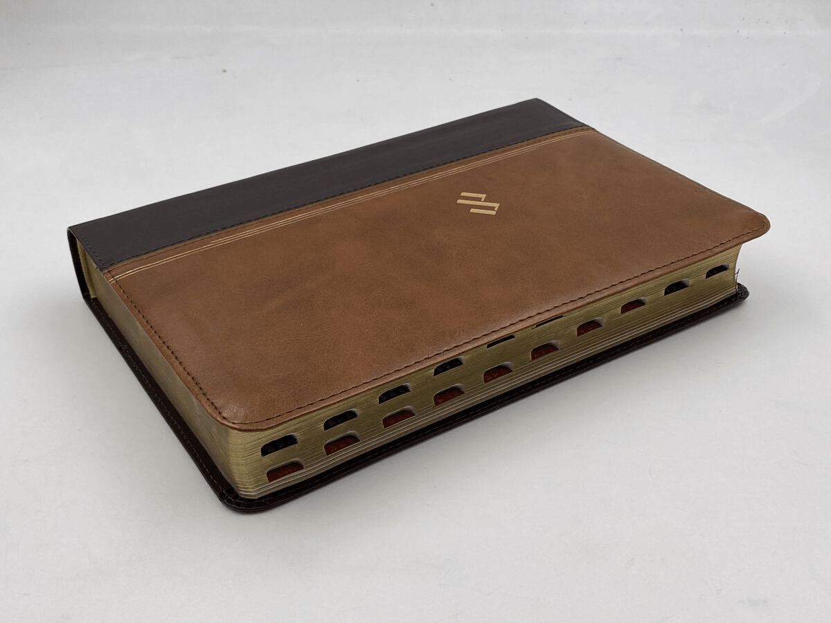 Biblia Reina Valera 1960 de Estudio Tematica Marron Oscuro/Marron Piel Fabricada Con Indice B&H - Lifeway