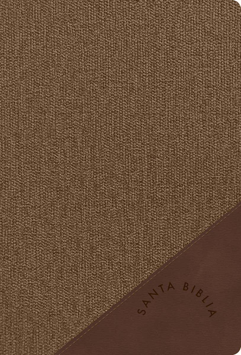 Biblia Rvr 60 Letra 12P 15 X 21 Tamano Manual, Cafe Duotono Simil Piel