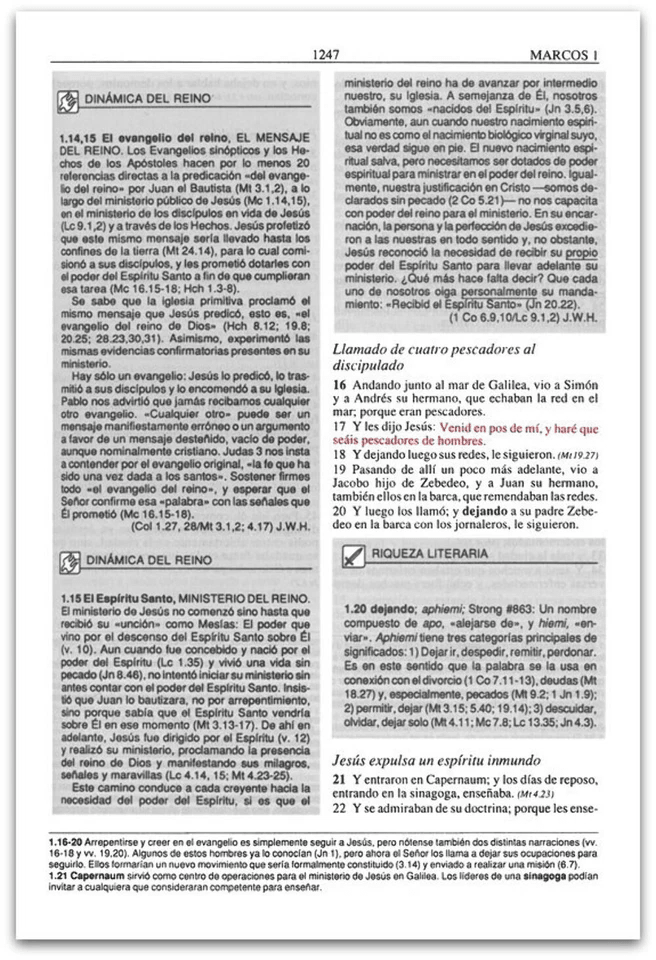 Biblia De Estudio Plenitud Tapa Negra simil piel