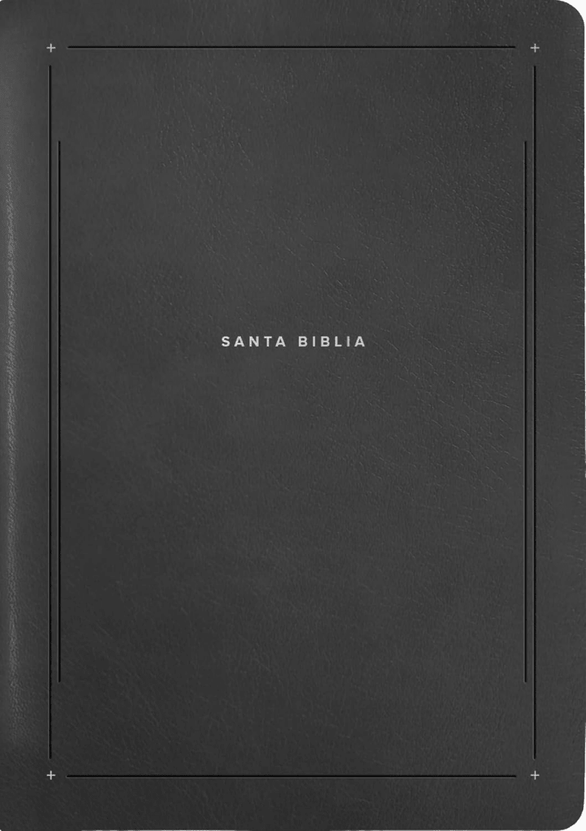 Biblia de Estudio del Diario Vivir Nueva Traducción Viviente – Tapa Imitación Piel Negro con Índice, Letra 11pt, 18x25 cm