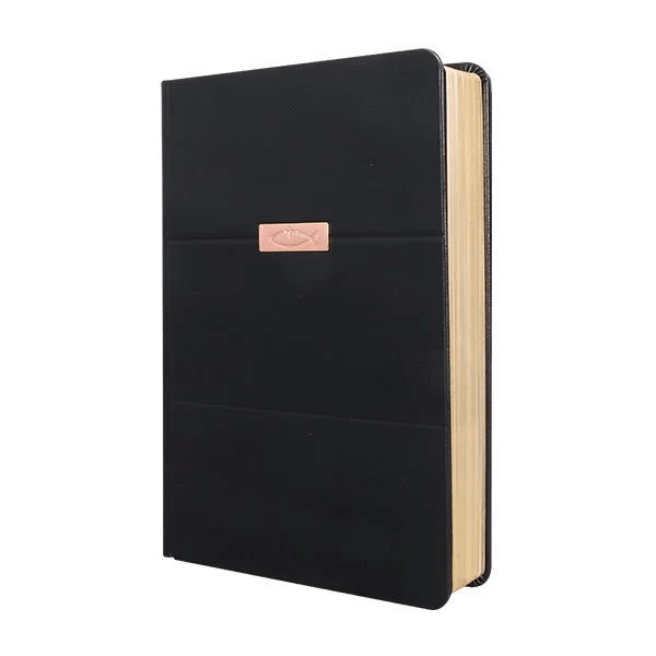 Biblia Reina Valera 1960 – Tapa Imitación piel negra, Letra 10 Puntos, 14x21 cm