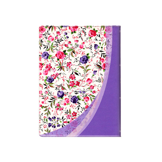 Biblia Reina Valera 1960 – Tapa Vinil Violeta Flores, Concordancia, Letra 10 Puntos