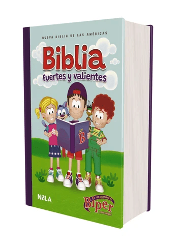 Biblia Biper y sus amigos Nueva Biblia de las Américas – Tapa Dura, Ilustrada, 14 x 22 cm, Letra 9 Puntos