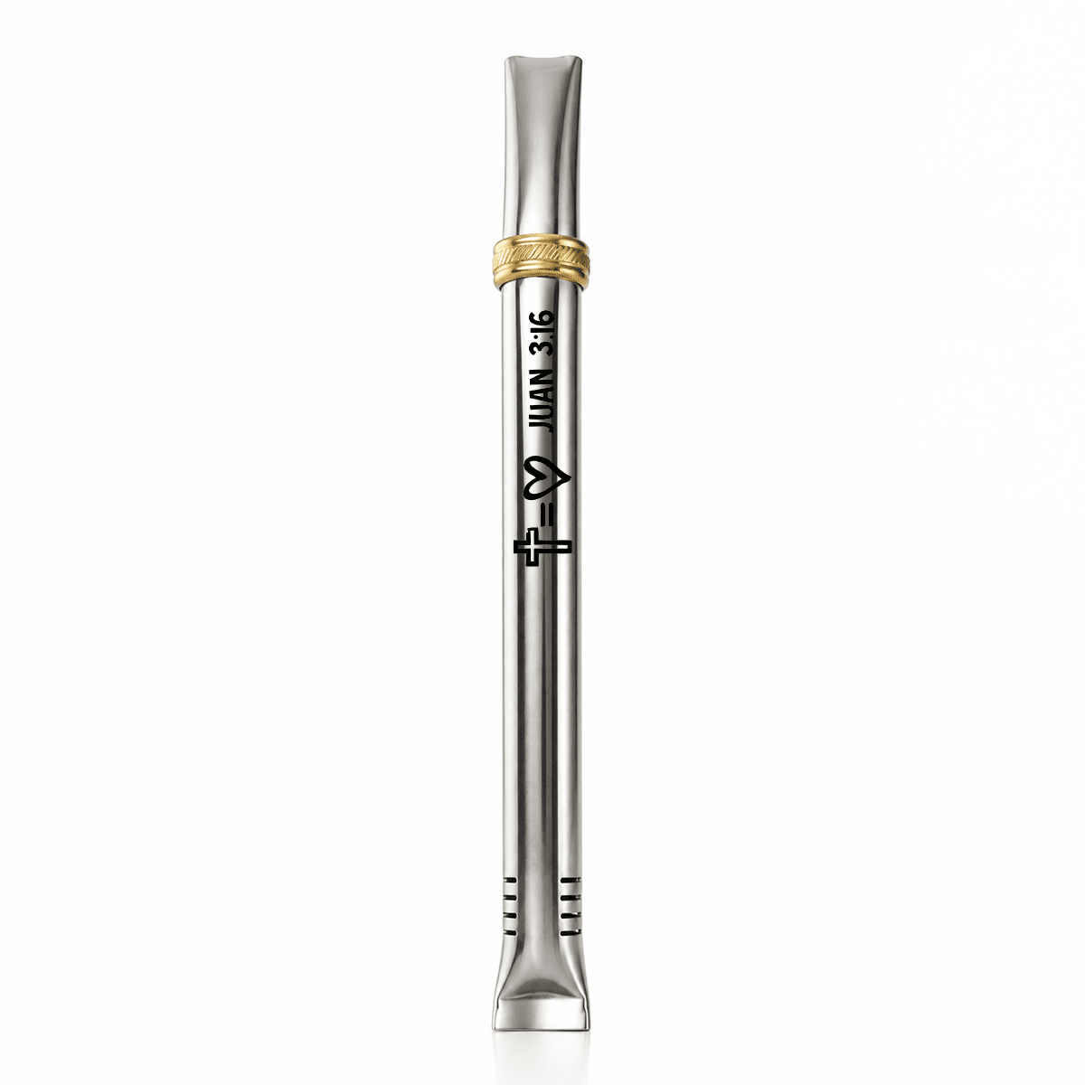 Bombilla de Acero Inoxidable - Juan 3.16