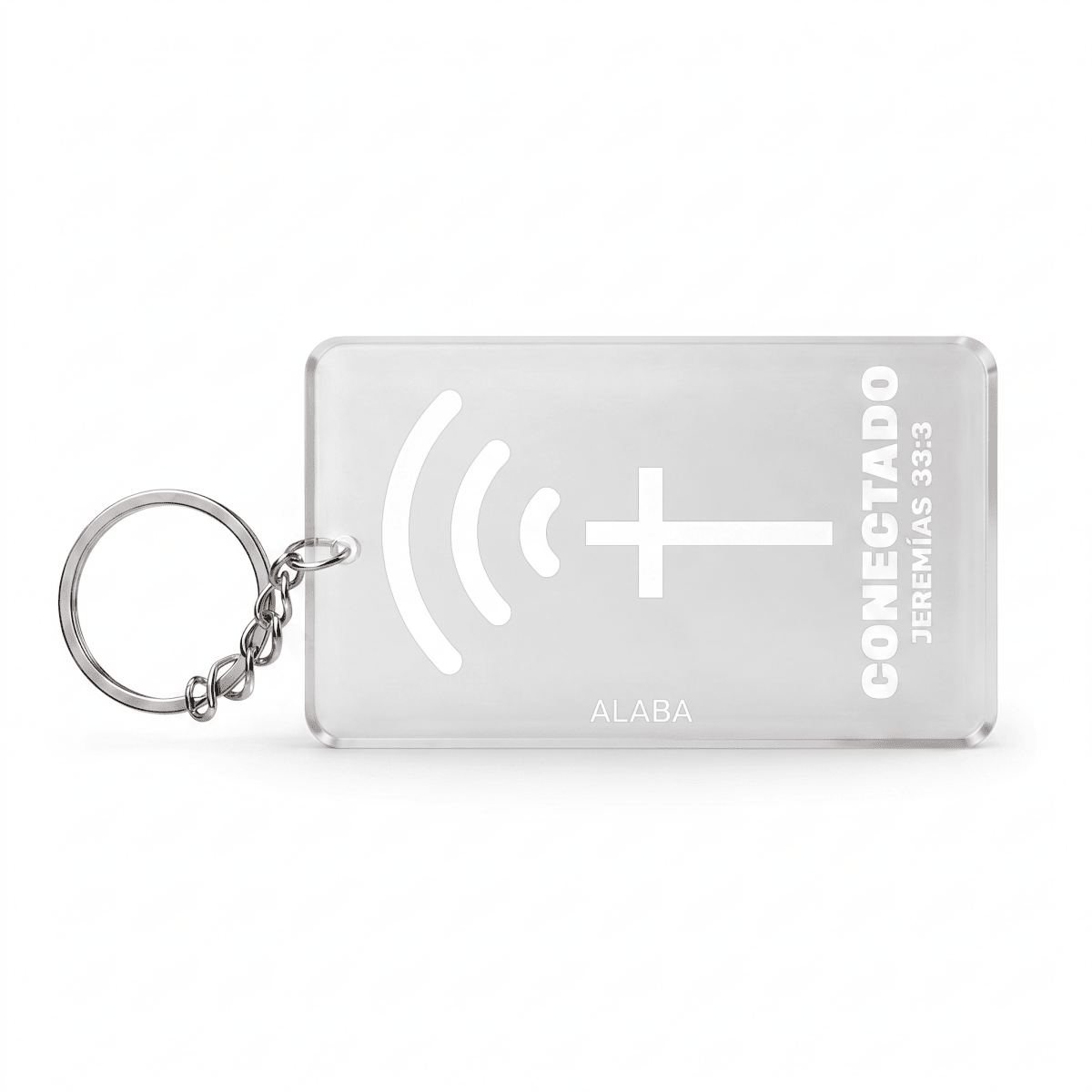 Llavero Rectangular Acrílico - Conectado