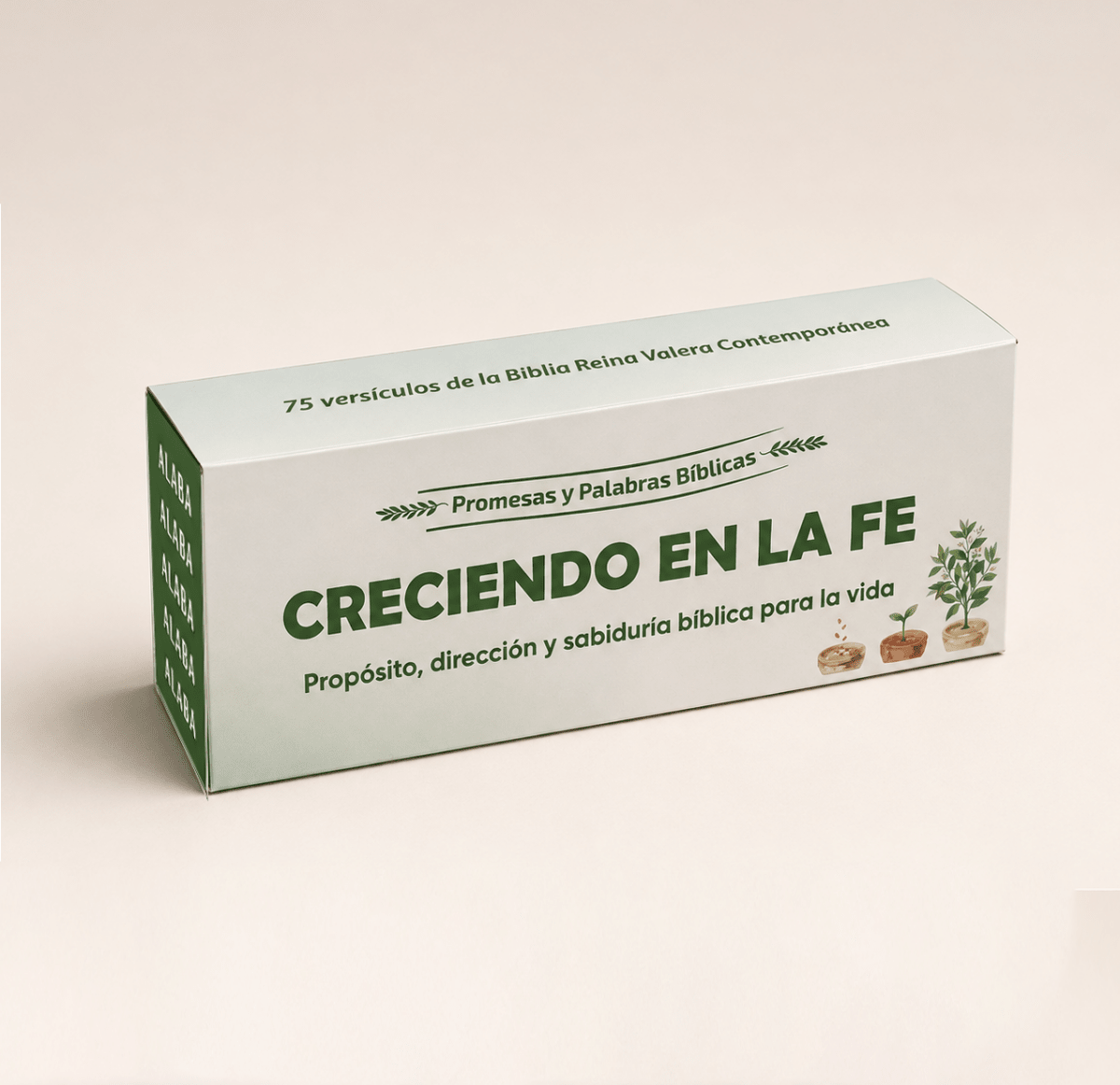 Promesas y Palabras Bíblicas - Creciendo en la fe (75u)