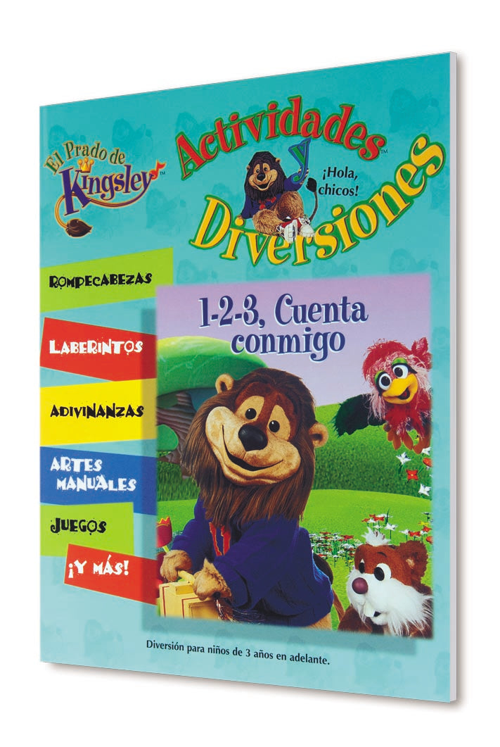 Libro Bíblico Para Colorear Niños Kingsley 123 Cuenta Conmigo