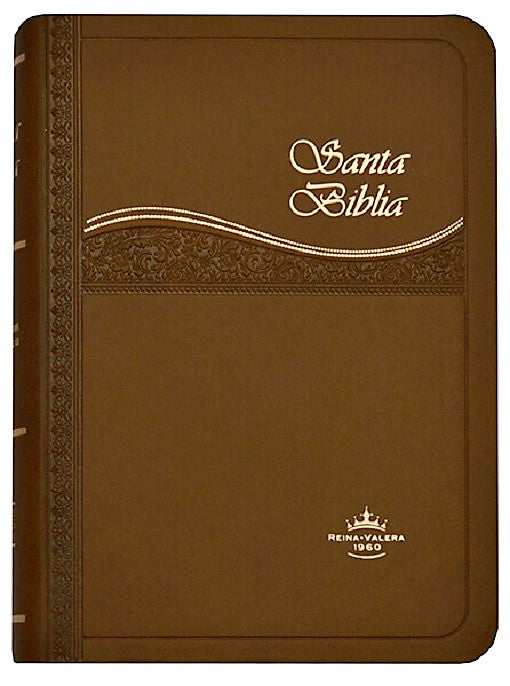 Biblia Mediana Piel Fabricada Café Cosy Reina Valera 1960