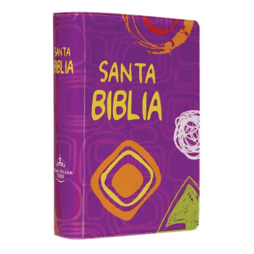 Biblia Reina Valera 1960 de bolsillo Morado Canto Plateado - Sbu