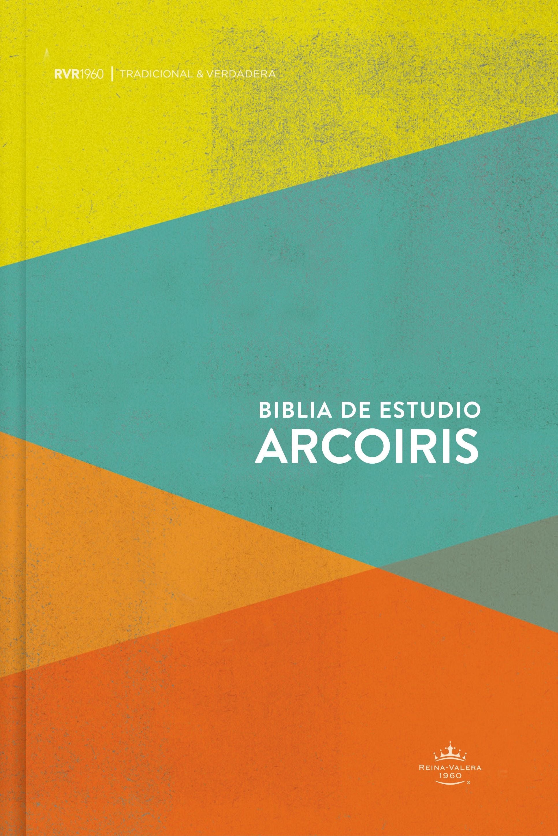 Biblia De Estudio Arcoiris Tapa Dura