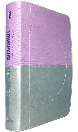 Biblia De Estudio Thompson De Lujo Tamaño Personal Gris Lila