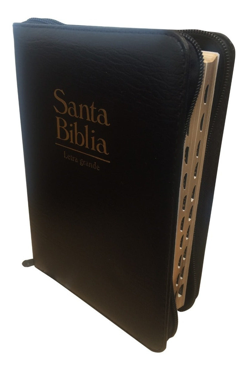 Biblia Letra Grande Negra Cierre E índice Reina Valera 1960