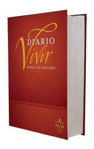 Biblia De Estudio Diario Vivir Tapa Dura Reina Valera 1960