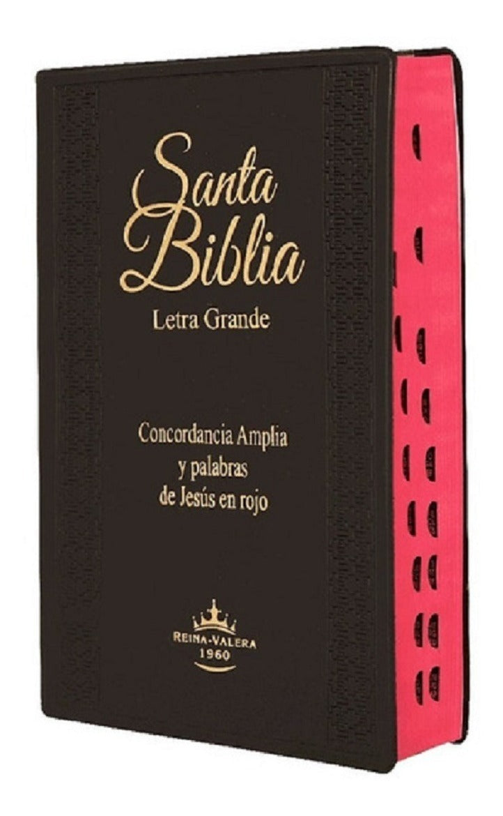 Biblia Letra Grande Negro Flexible Reina Valera 1960