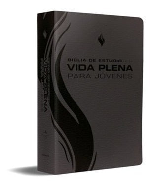 Biblia De Estudio Vida Plena Para Jóvenes Tapa Fina Negra