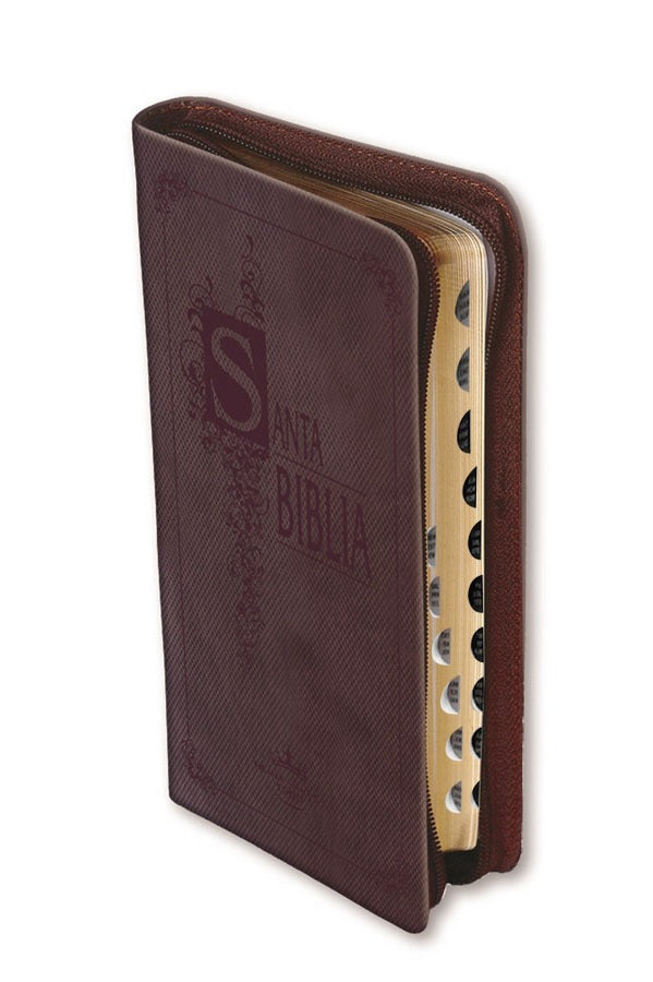 Biblia Tipo Agenda Bordó De Cierre Indice Reina Valera 1960