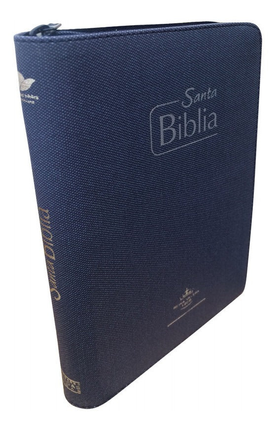 Biblia Misionera Con Cierre Azul Reina Valera 1960