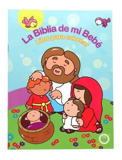 Libro Para Colorear La Biblia De Mi Bebé Para Niños